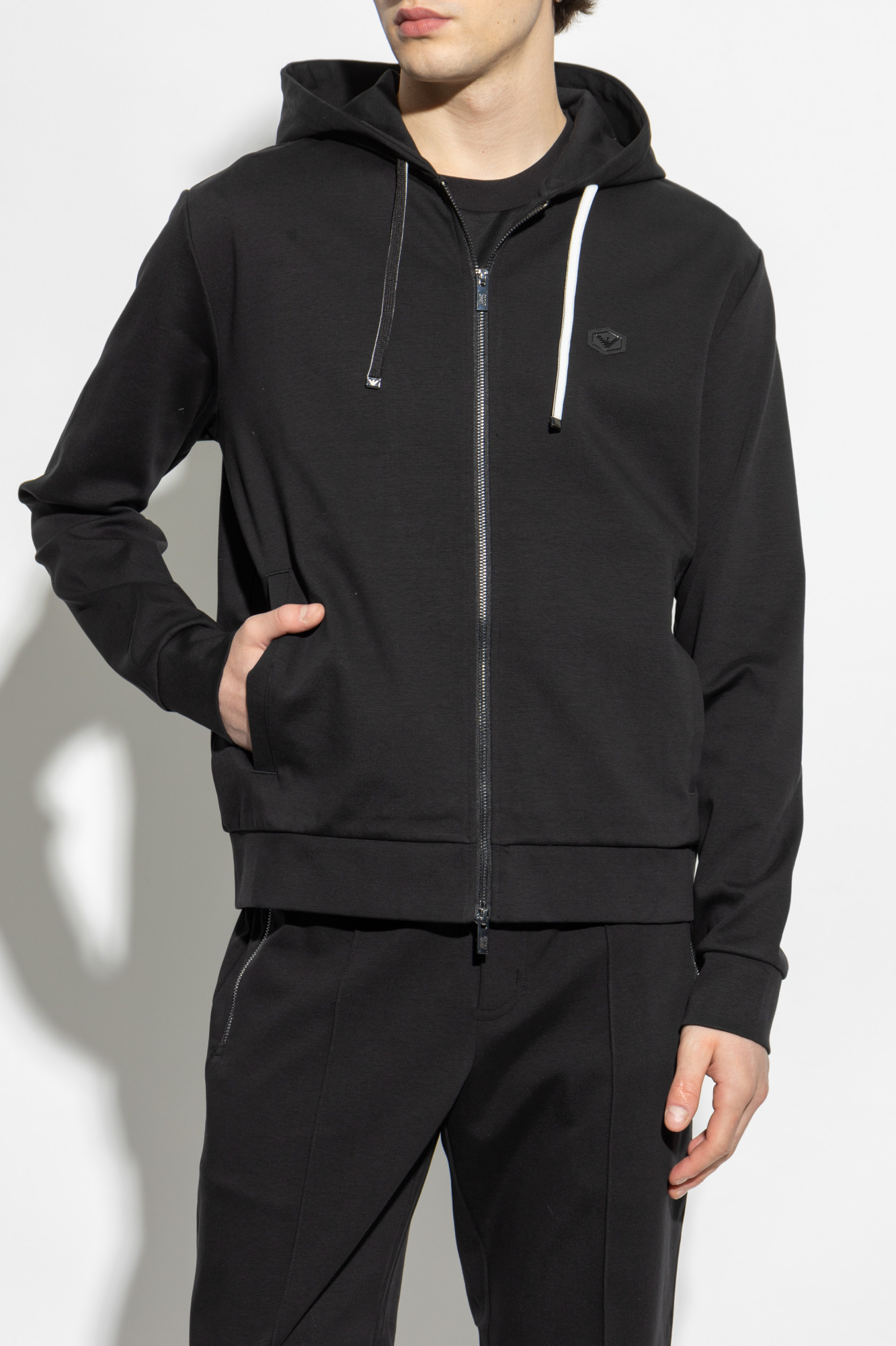 パーカー・フーディ EMPORIO ARMANI Men Hoodies 8NPM31 PJVRZ1200 Black Men's Sweatshirts and Hoodies | Emporio Armani